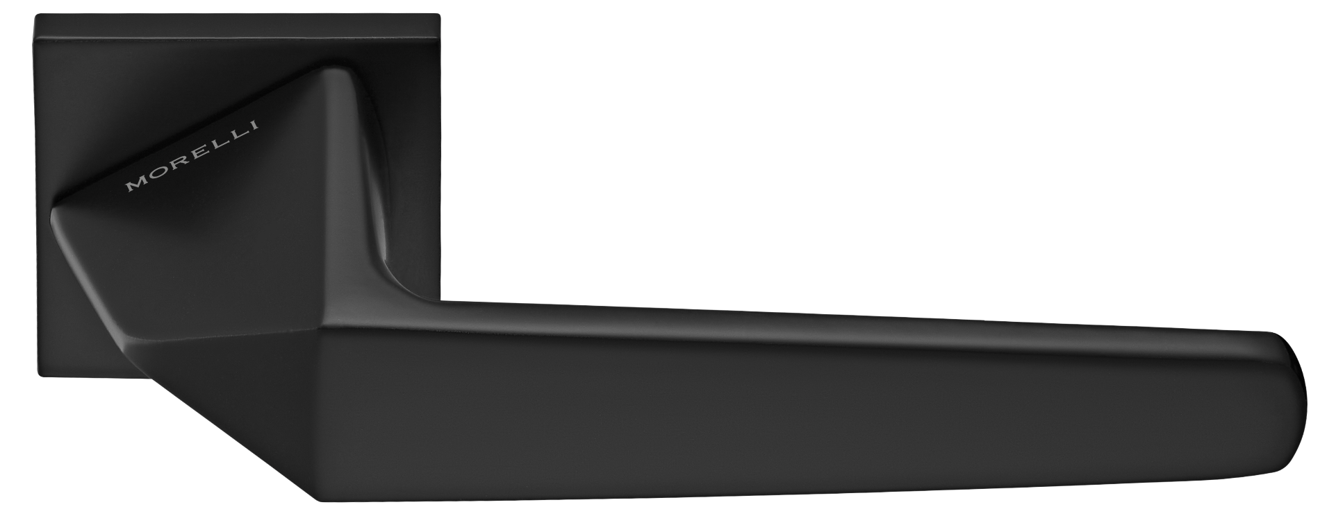 SOUK ручка дверная на квадратной розетке 6 мм, MH-55-S6 BL, цвет - черный фото купить Москва