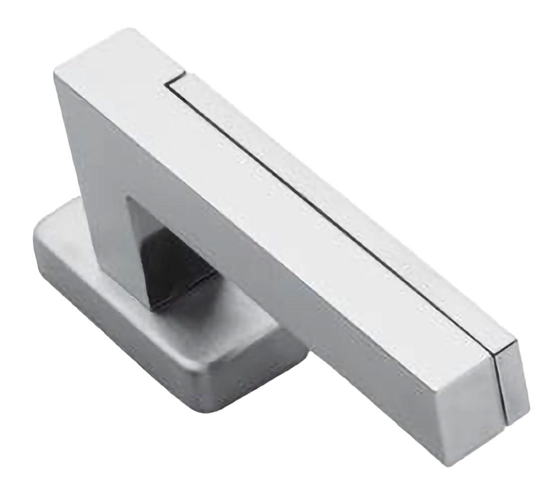 Ручка оконная ISLAND W1 CRO на прямоугольной розетке, цвет хром, латунь фото купить Москва