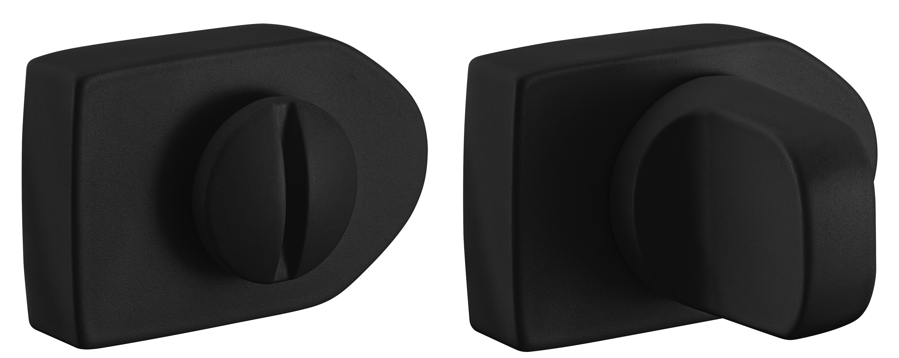 Завертка сантехническая LUX-WC-SH NERO-ST цвет - черный soft-touch фото купить Москва