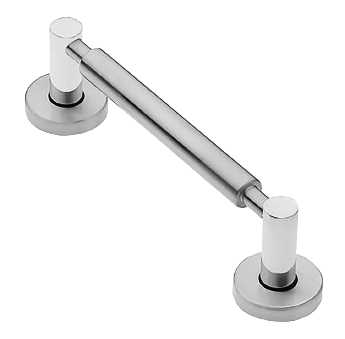 Ручка-скоба дверная CLOUD PH CRO на круглой розетке, цвет хром, латунь фото купить Москва