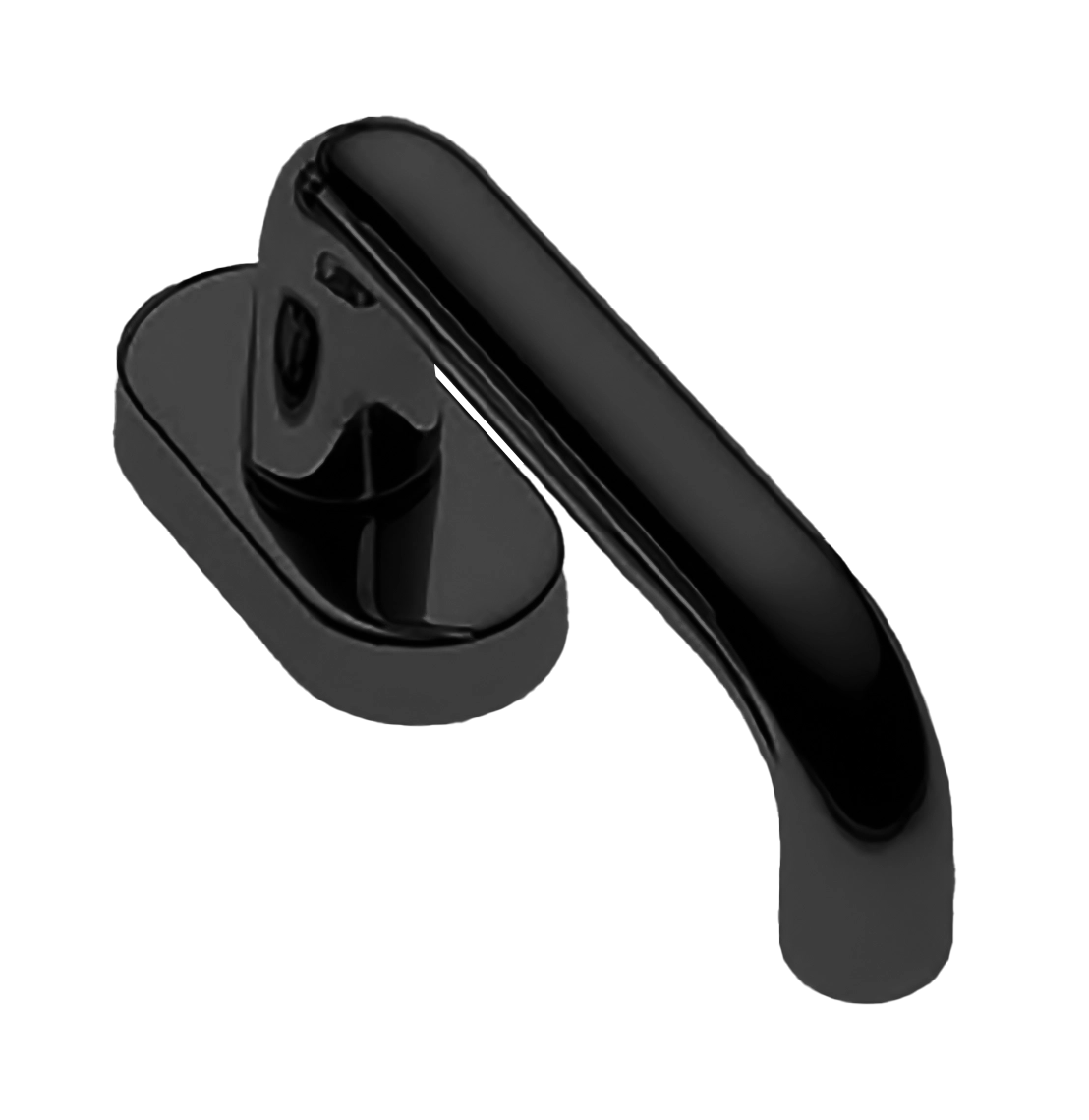 Ручка оконная IRIS W1 NERO, цвет - черный фото купить Москва