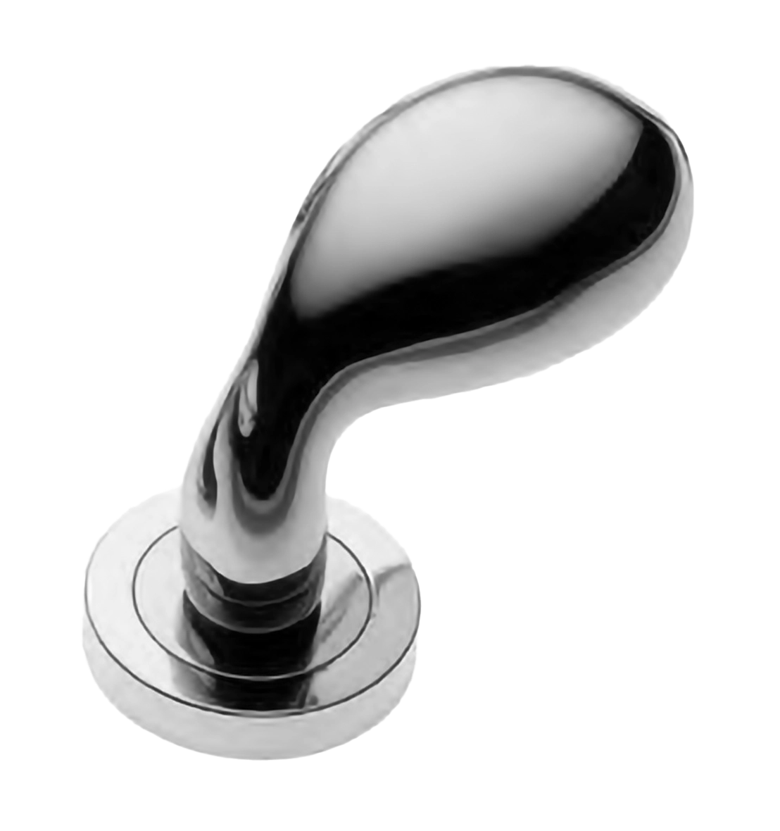 Ручка дверная AIR-2 R2 CRO раздельная на круглой розетке, цвет хром, латунь фото купить Москва