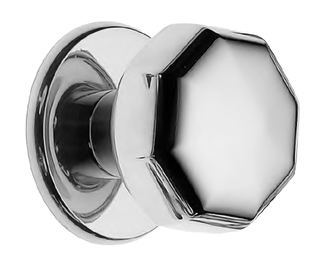 Ручка-кноб на стяжке ART.AS 30 D70 CRO на круглой розетке, цвет хром, латунь фото купить Москва