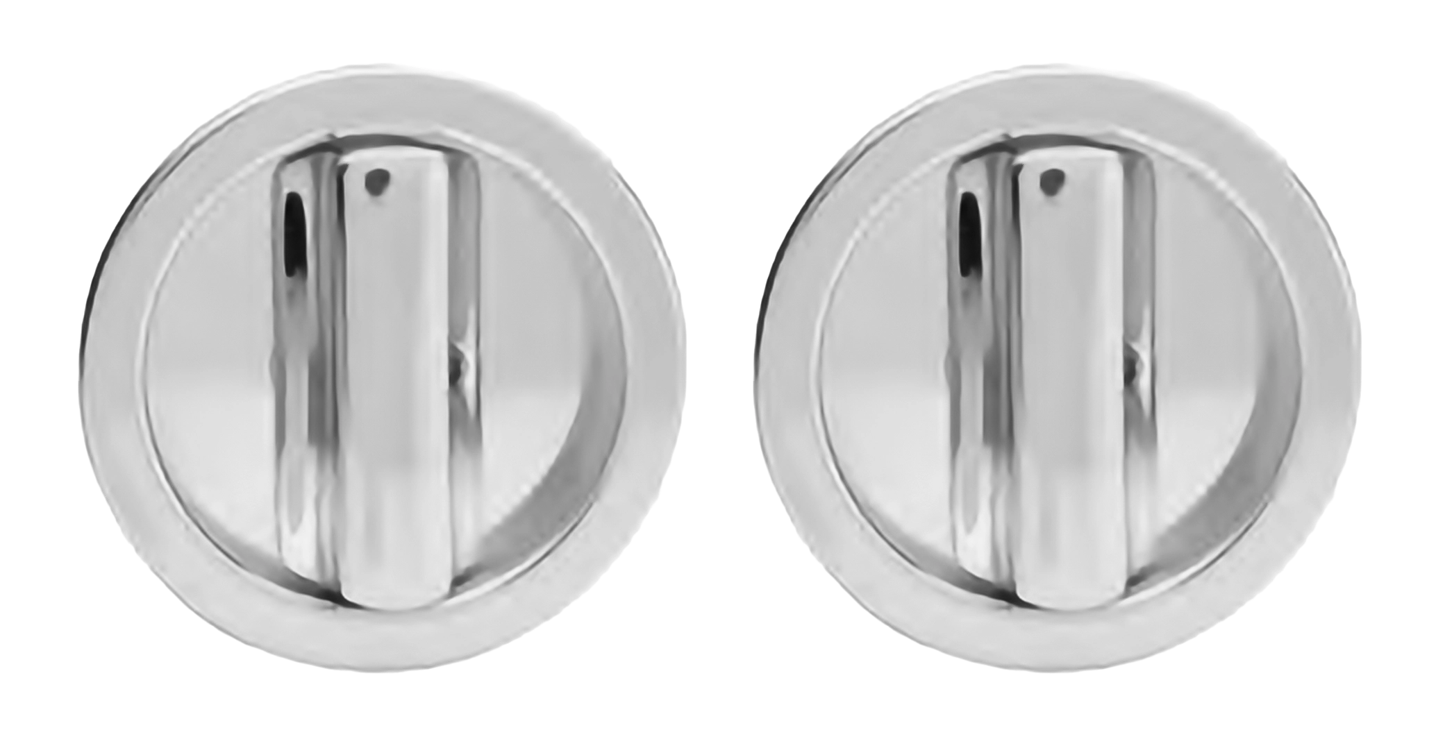 Комплект ручек для раздвижных дверей ART.55/C CRO с заверткой WC, цвет хром, латунь фото купить Москва