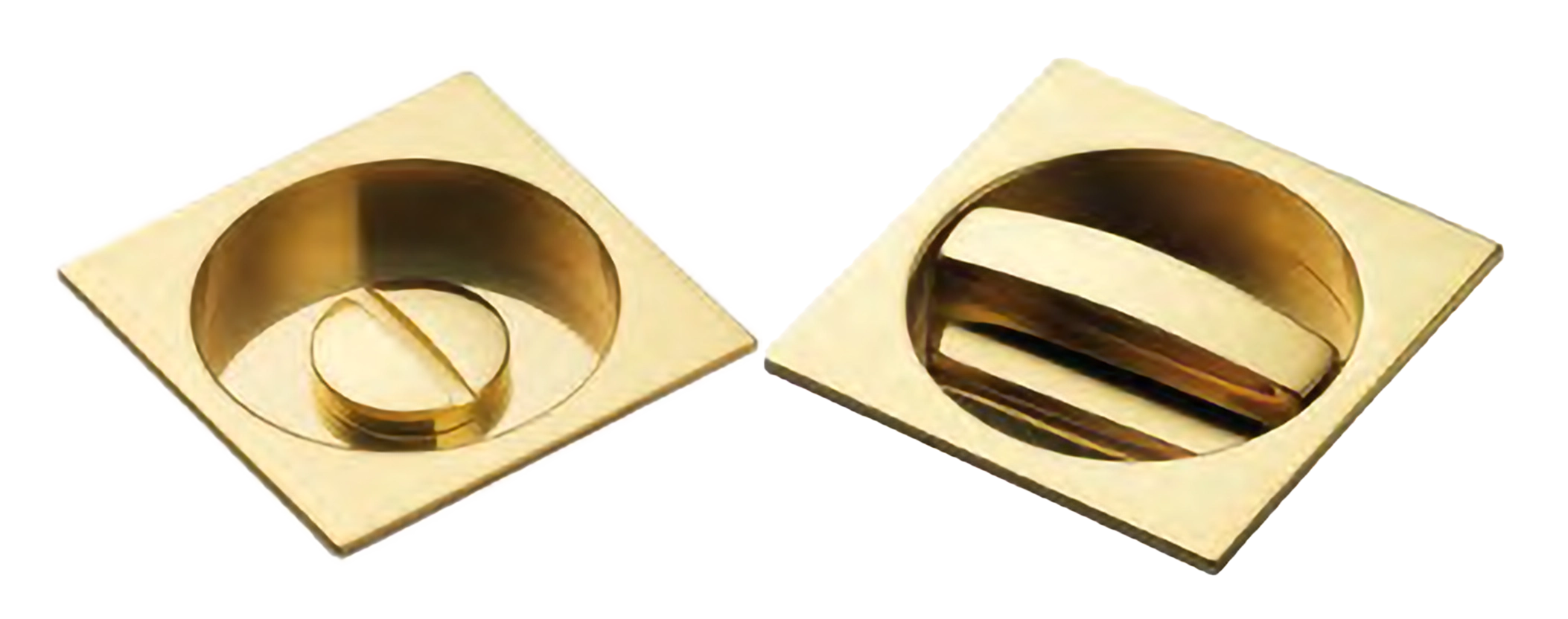 Комплект ручек для раздвижных дверей ART.55/Q CRO с заверткой WC, цвет хром, латунь фото купить Москва