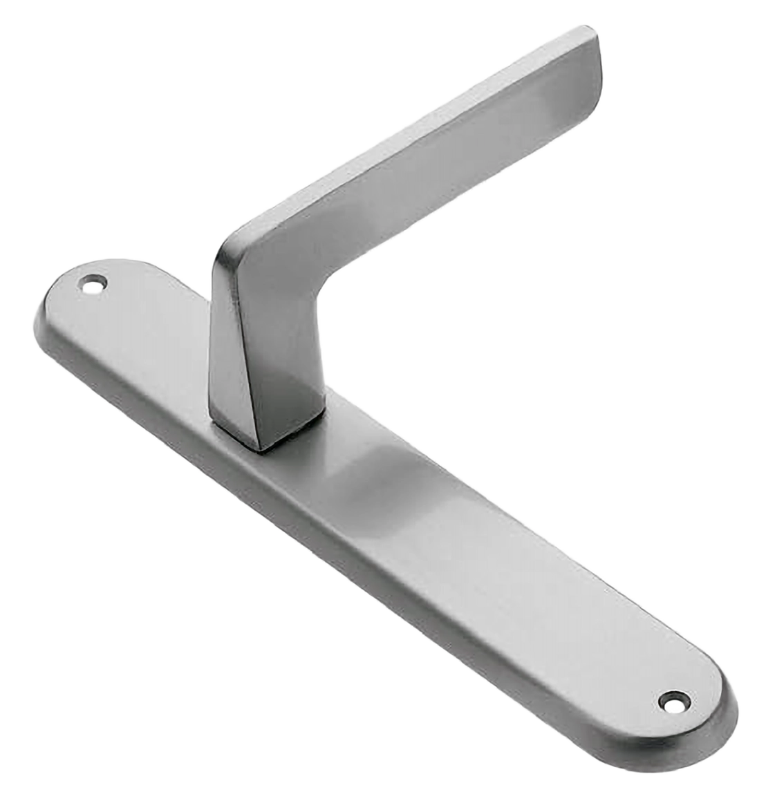 Ручка дверная на планке ROCK PL CSA, цвет матовый хром, латунь фото купить в Москве