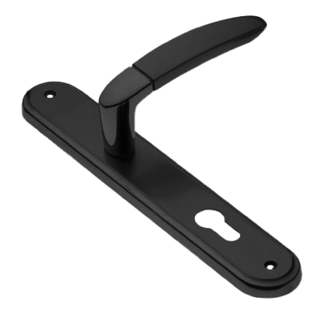 Ручка дверная на планке SAIL PL NERO, цвет черный, латунь фото купить в Москве