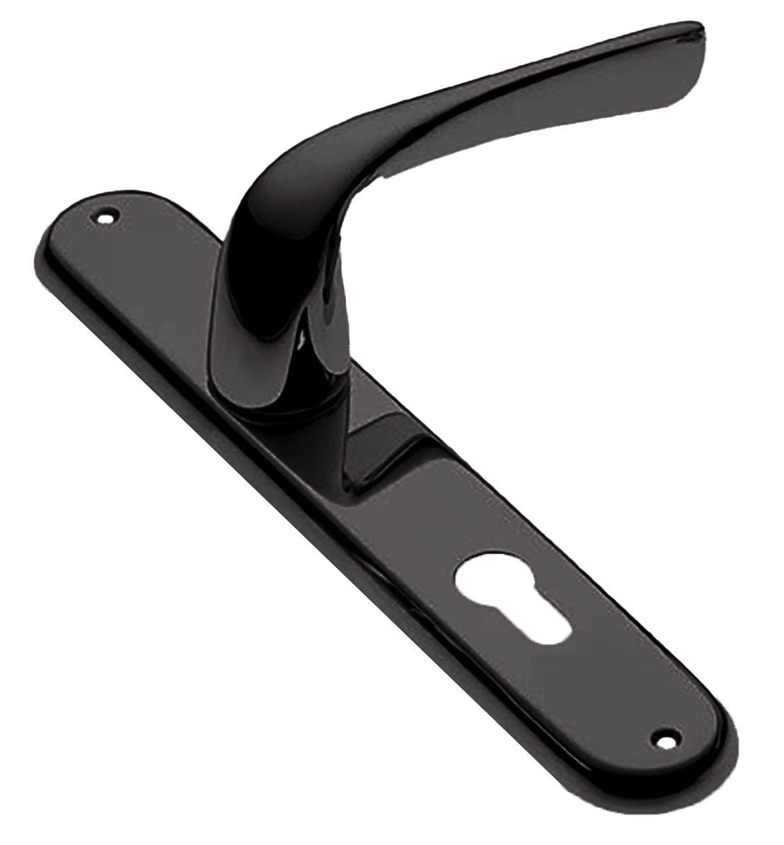 Ручка дверная на планке LE MANS PL NIN, цвет черный никель, латунь фото купить в Москве