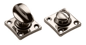 LUX-WC-RIVA NIK, завертка сантехническая на квадратной розетке для ручки RIVA, цвет - никель фото купить в Москве