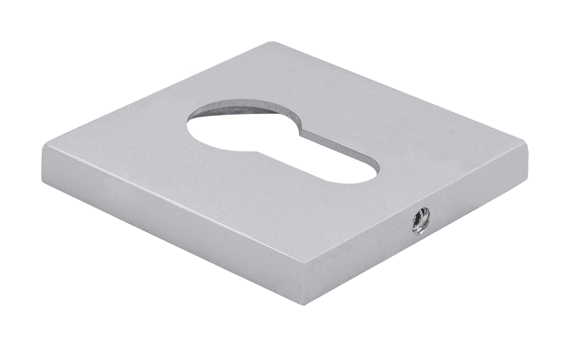 Накладка на замок MH-KH-S6 ASC под евроцилиндр, цвет анодированный матовый хром фото купить Москва