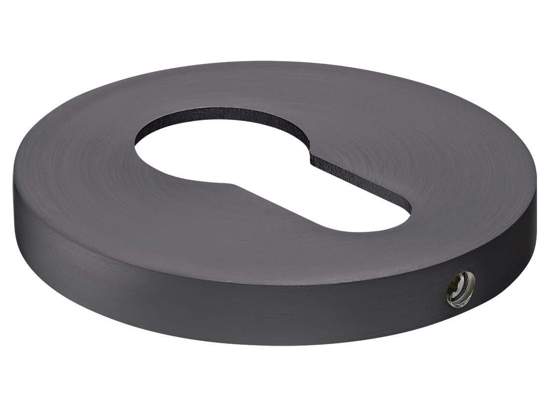 Накладка на замок MH-KH-R6 GR на круглой розетке, цвет матовый графит фото купить Москва