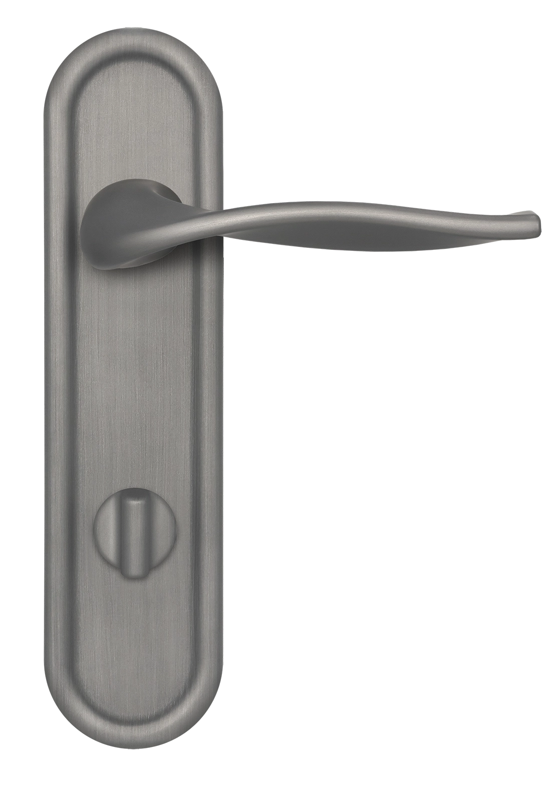 Ручка дверная SKYSCRAPER PLR WC WF на планке под сантехническую завертку, цвет Зимняя стужа/Winter Frost фото купить в Москве