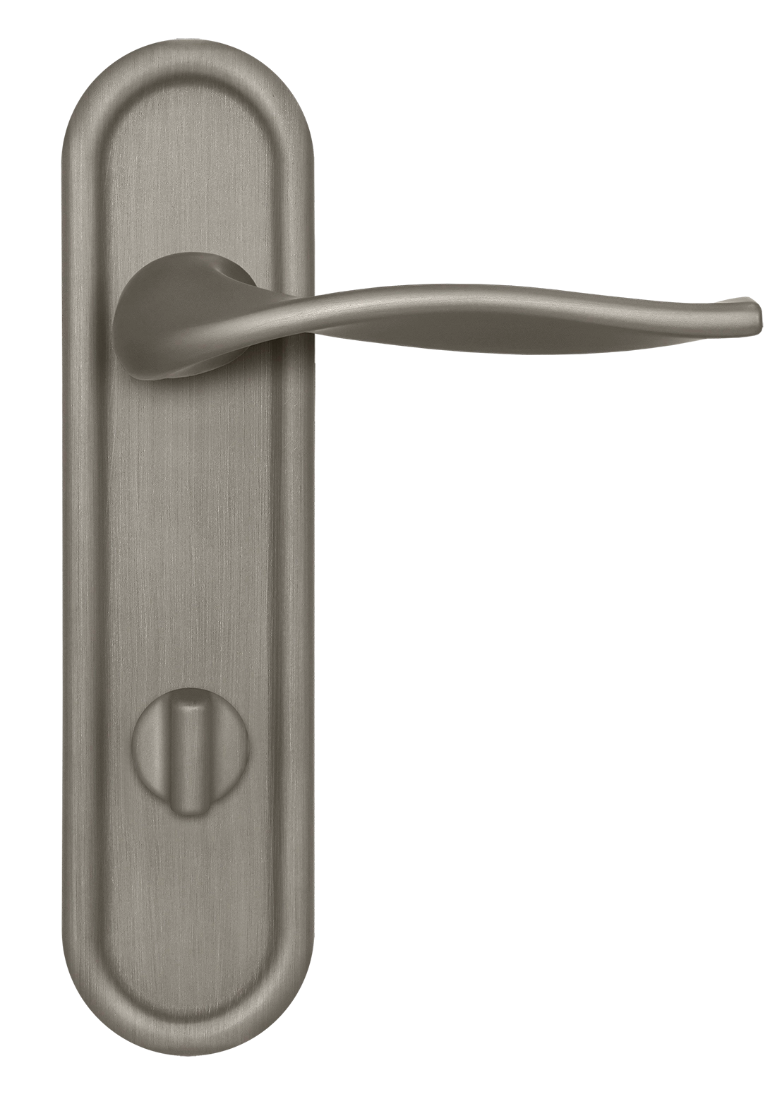 Ручка дверная SKYSCRAPER PLR WC SMI на планке под сантехническую завертку, цвет Весенняя дымка/Spring Mist фото купить в Москве