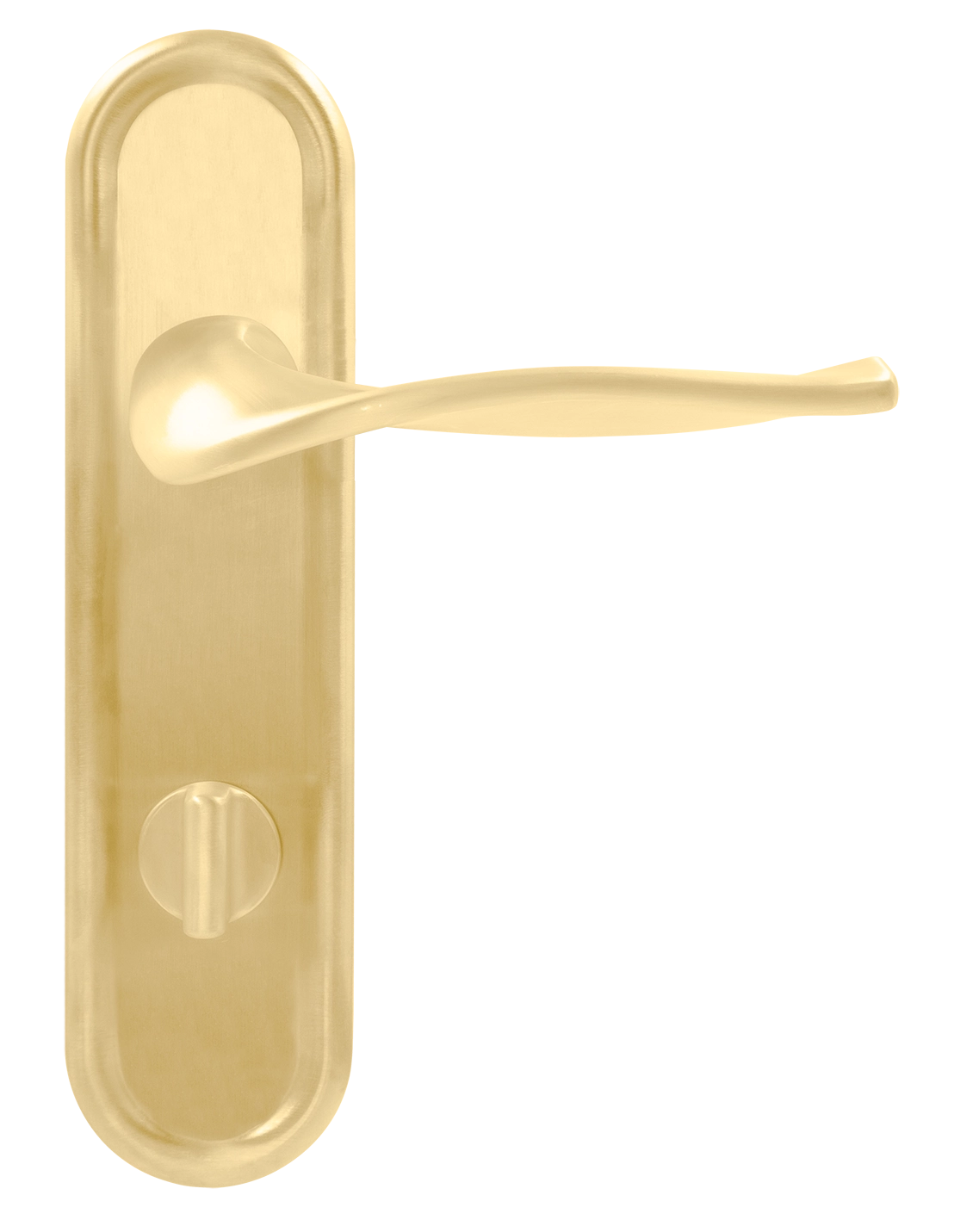 Ручка дверная SKYSCRAPER PLR WC AH на планке под сантехническую завертку, цвет Осенний мёд/Autumn Honey фото купить в Москве