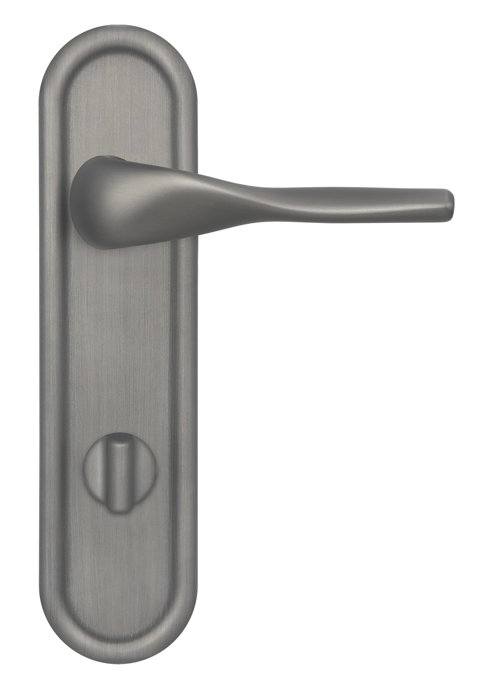 Ручка дверная LVB PLR WC WF на планке под сантехническую завертку, цвет Зимняя стужа/Winter Frost фото купить в Москве