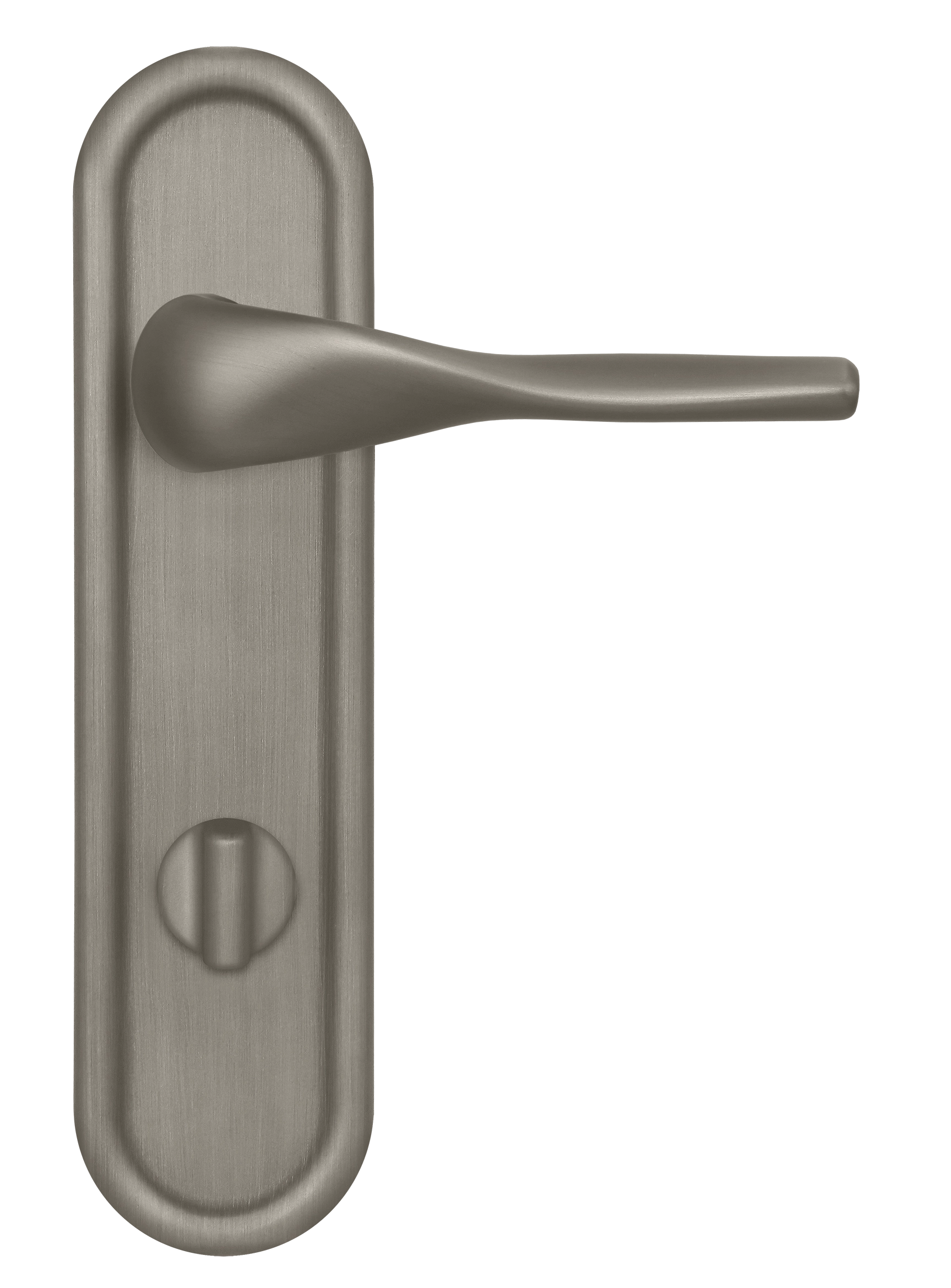 Ручка дверная LVB PLR WC SMI на планке под сантехническую завертку, цвет Весенняя дымка/Spring Mist фото купить в Москве