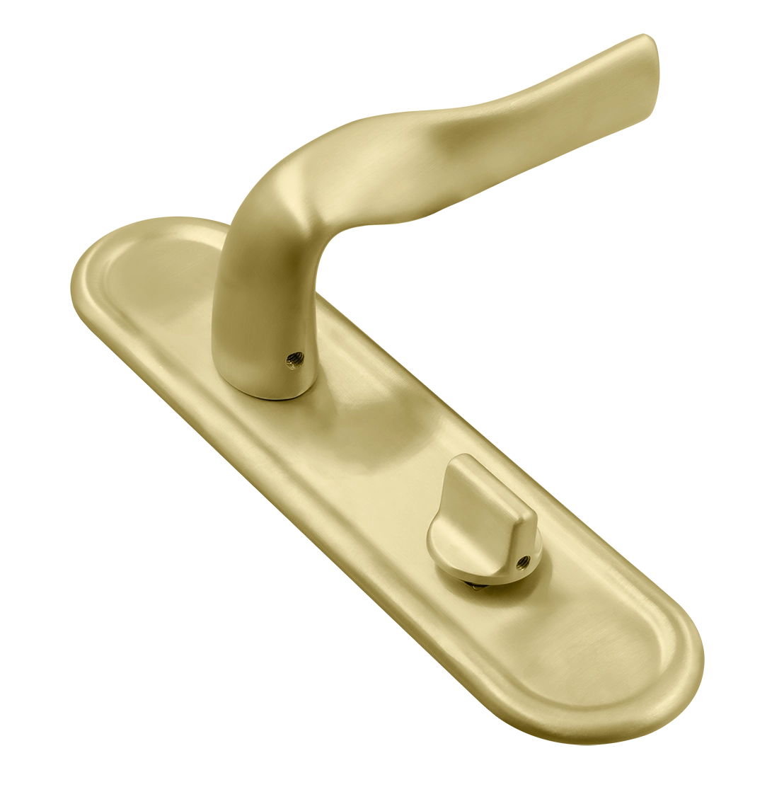 Ручка дверная LVB PLR WC AH на планке под сантехническую завертку, цвет Осенний мёд/Autumn Honey фото купить Москва