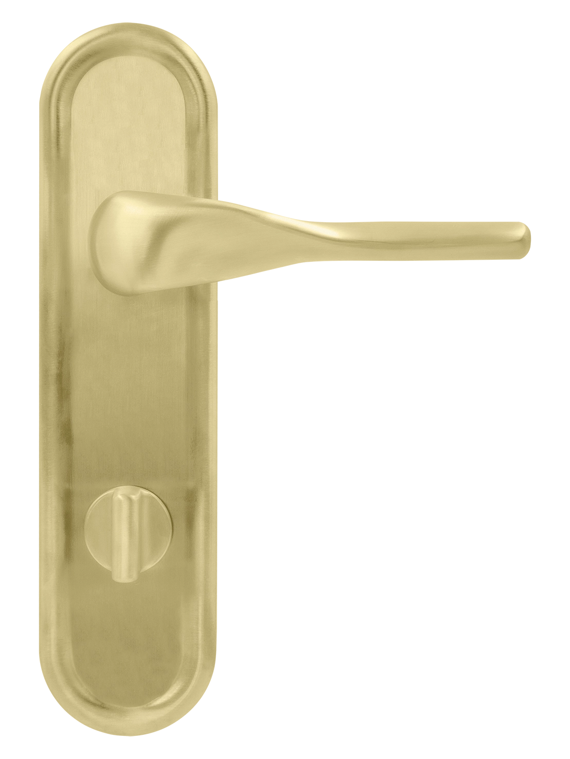 Ручка дверная LVB PLR WC AH на планке под сантехническую завертку, цвет Осенний мёд/Autumn Honey фото купить в Москве