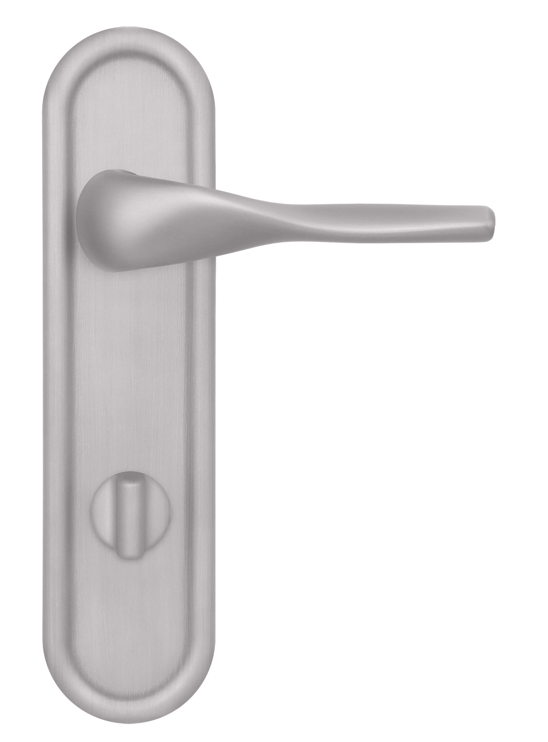 Ручка дверная LVB PLR WC SSW на планке под сантехническую завертку, цвет Стокгольмский снегопад/Stockholm Snowfall фото купить в Москве