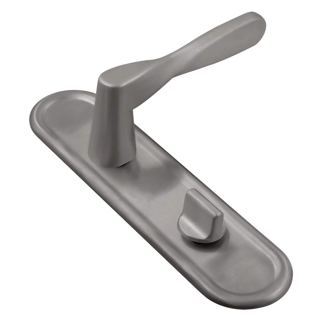 Ручка дверная THE OLYMPICS PLR WC WF на планке под сантехническую завертку, цвет Зимняя стужа/Winter Frost фото купить Москва