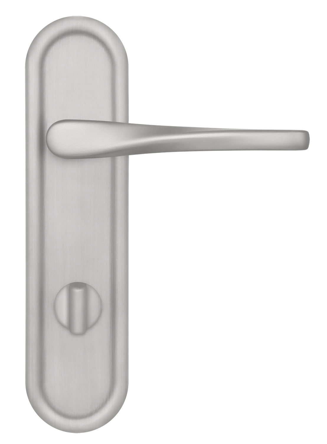 Ручка дверная THE OLYMPICS PLR WC SSW на планке под сантехническую завертку, цвет Стокгольмский снегопад/Stockholm Snowfall фото купить в Москве