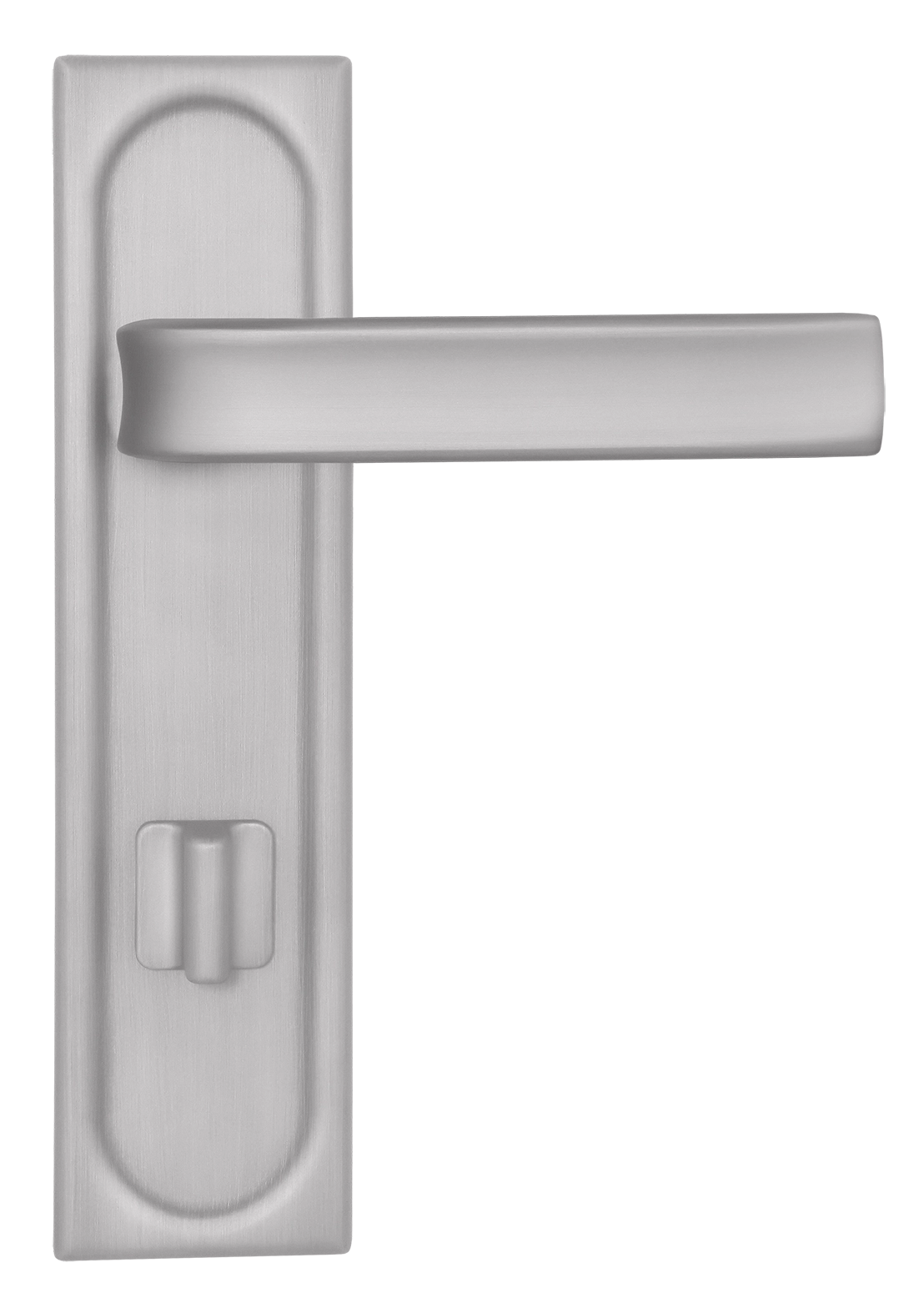 Ручка дверная THE BUS STATION PLS WC SSW на планке под сантехническую завертку, цвет Стокгольмский снегопад/Stockholm Snowfall фото купить в Москве