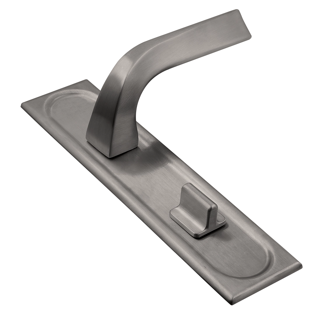 Ручка дверная WD CONCERT HALL PLS WC WF на планке под сантехническую завертку, цвет Зимняя стужа/Winter Frost фото купить Москва