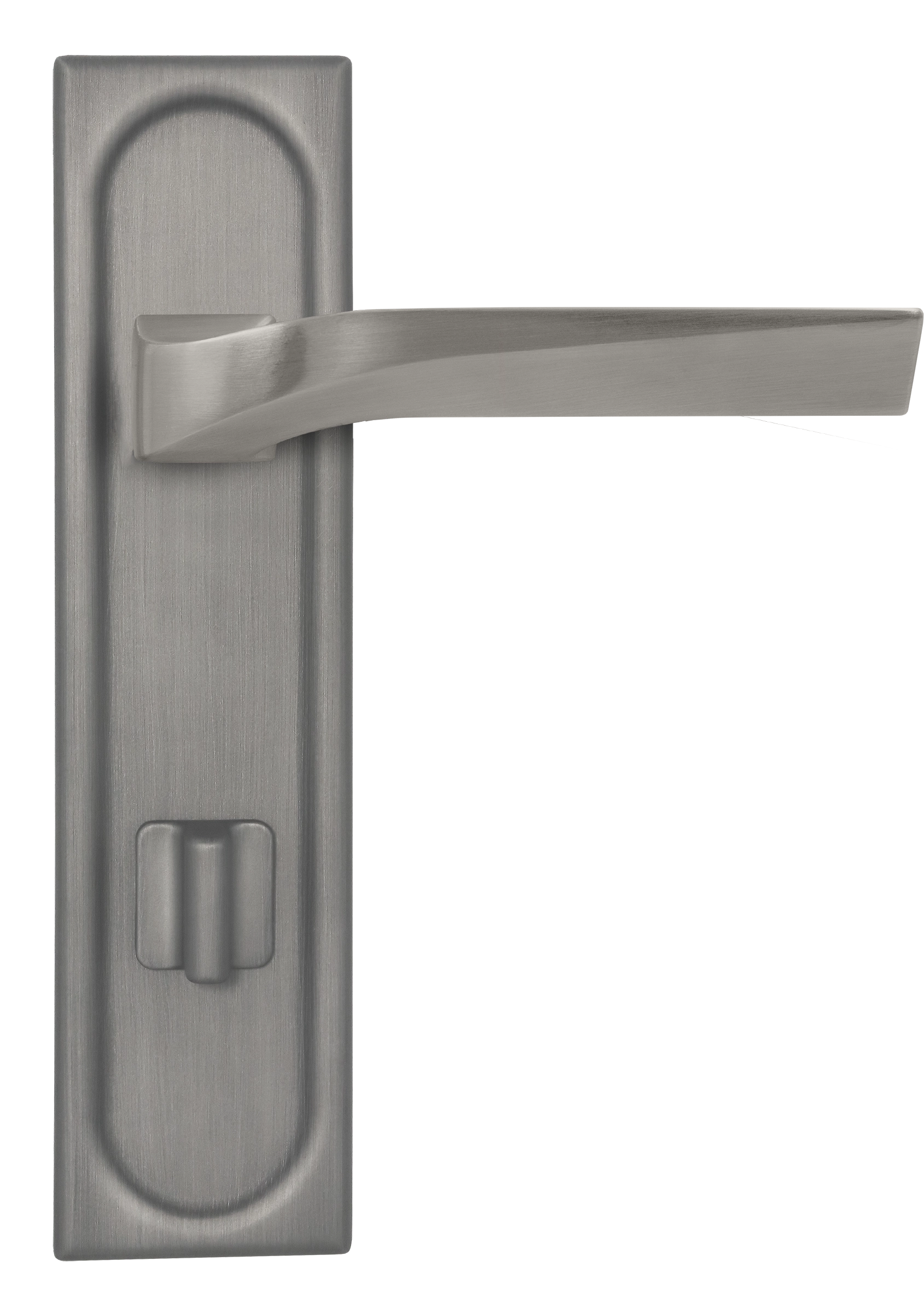 Ручка дверная WD CONCERT HALL PLS WC WF на планке под сантехническую завертку, цвет Зимняя стужа/Winter Frost фото купить в Москве