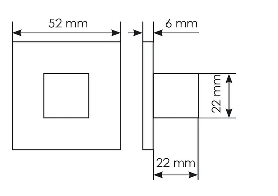 Комплект дверных ручек MH-54-S6 BL с заверткой MH-WC-S6 BL + замок M1895 BL, цвет черный фото дверная фурнитура Москва