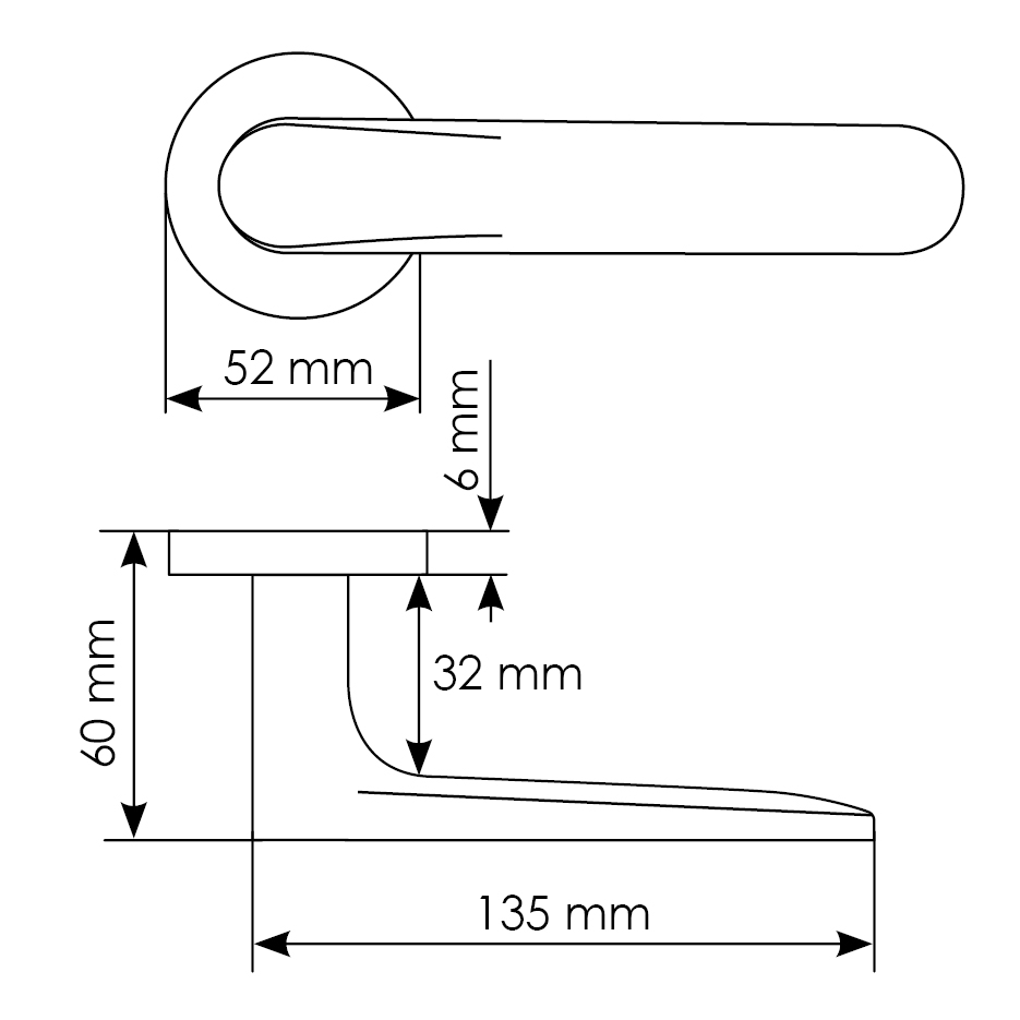 Комплект дверных ручек MH-59-R6 BL с заверткой MH-WC-R6 BL + магнитный замок M1895 BL, цвет черный фотомореллиМосква