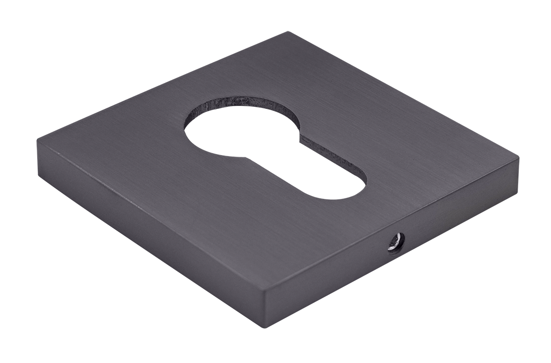 Накладка на замок MH-KH-S6 GR под евроцилиндр, цвет graphite фото купить Москва