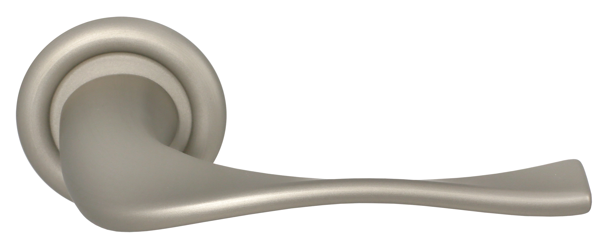 Ручка дверная SKYSCRAPER R7 SMI на круглой розетке, цвет Весенняя дымка/Spring Mist фото купить Москва