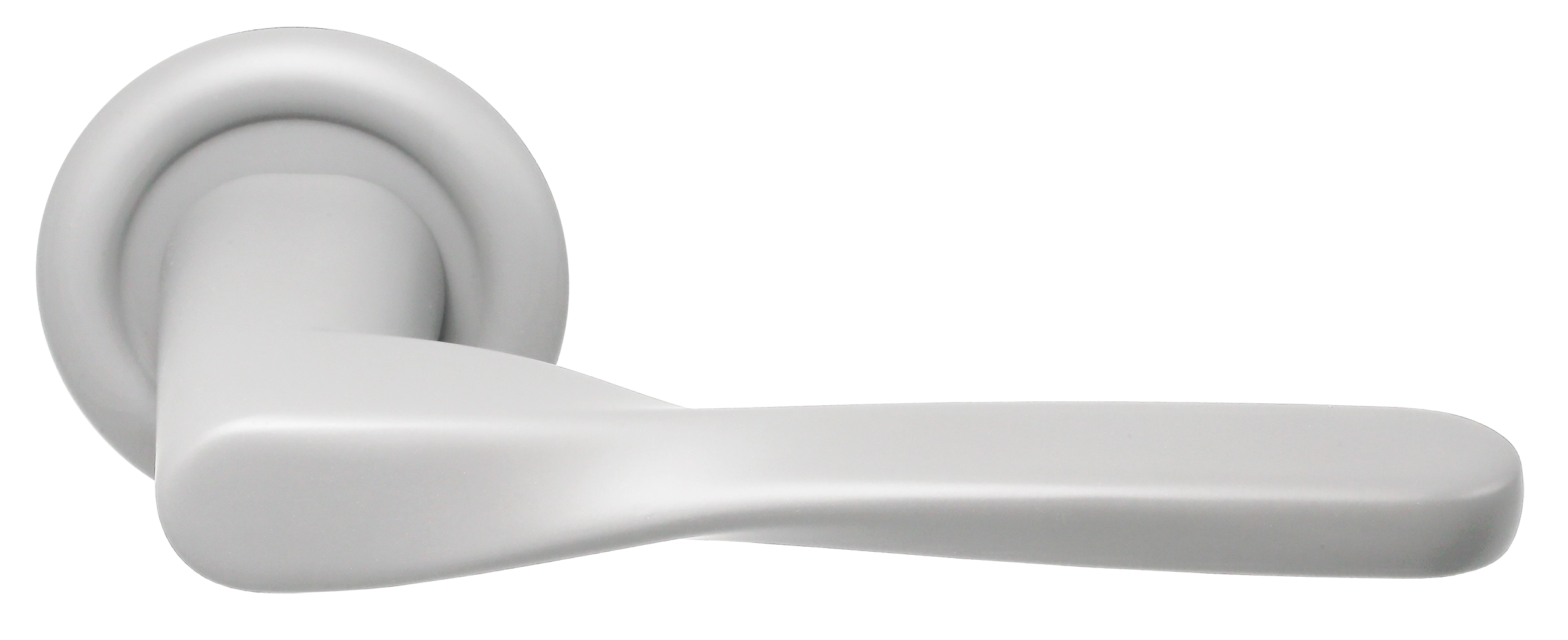 Ручка дверная THE OLYMPICS R7 SSW на круглой розетке, цвет Стокгольмский снегопад/Stockholm Snowfall фото купить Москва