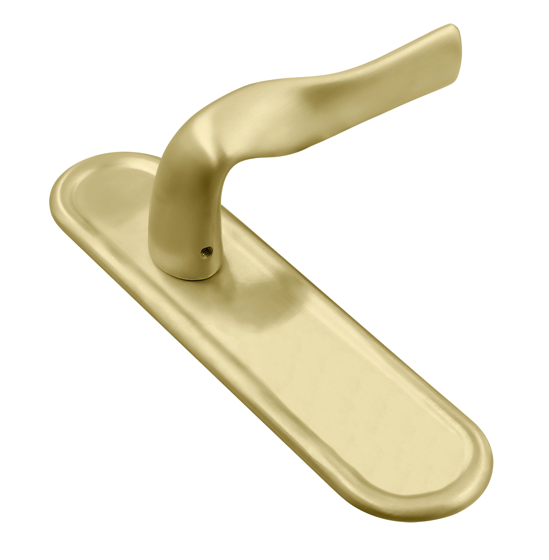 Ручка дверная LVB PLR AH на планке, цвет Осенний мёд/Autumn Honey фото купить Москва