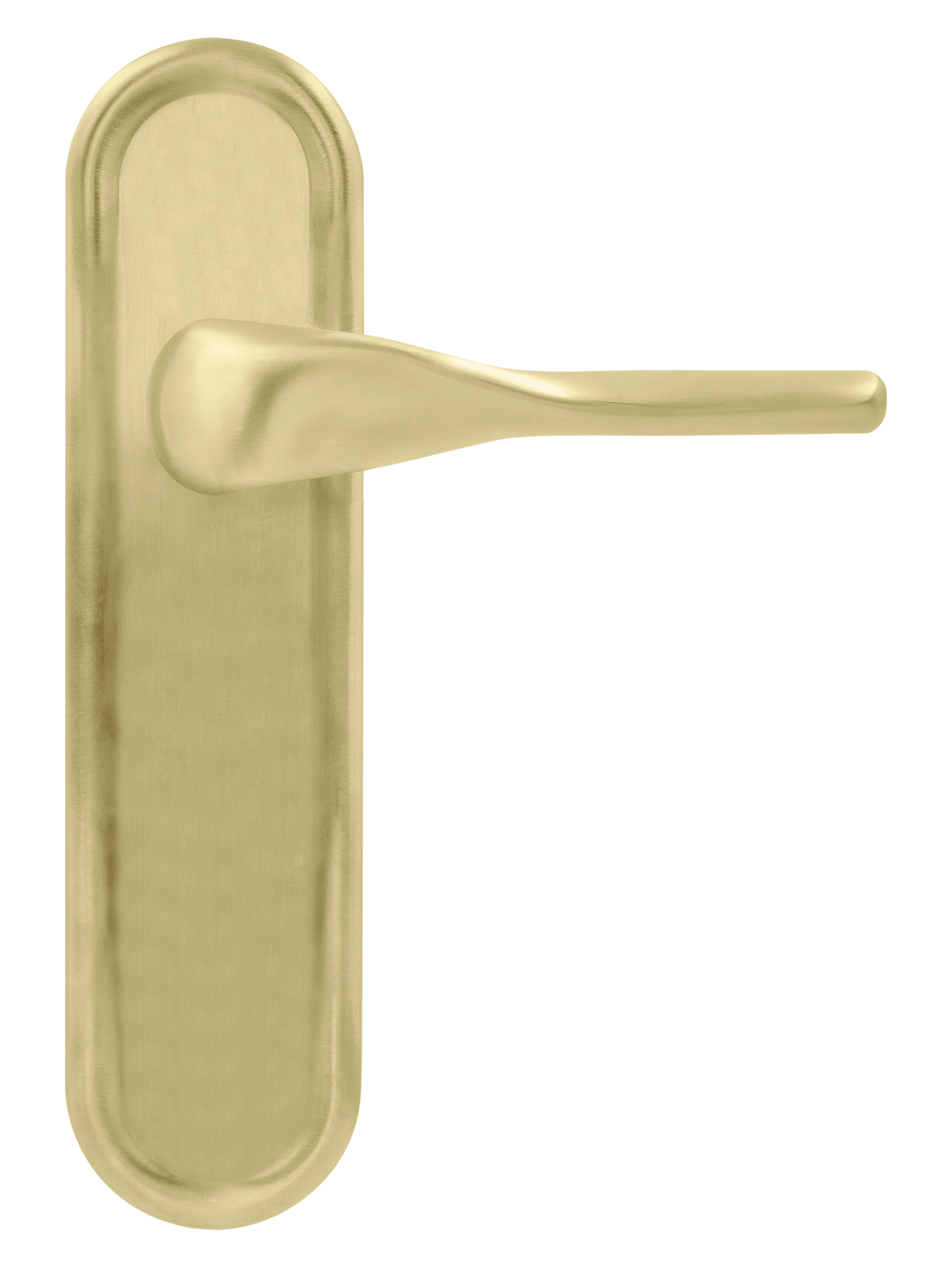 Ручка дверная LVB PLR AH на планке, цвет Осенний мёд/Autumn Honey фото купить в Москве