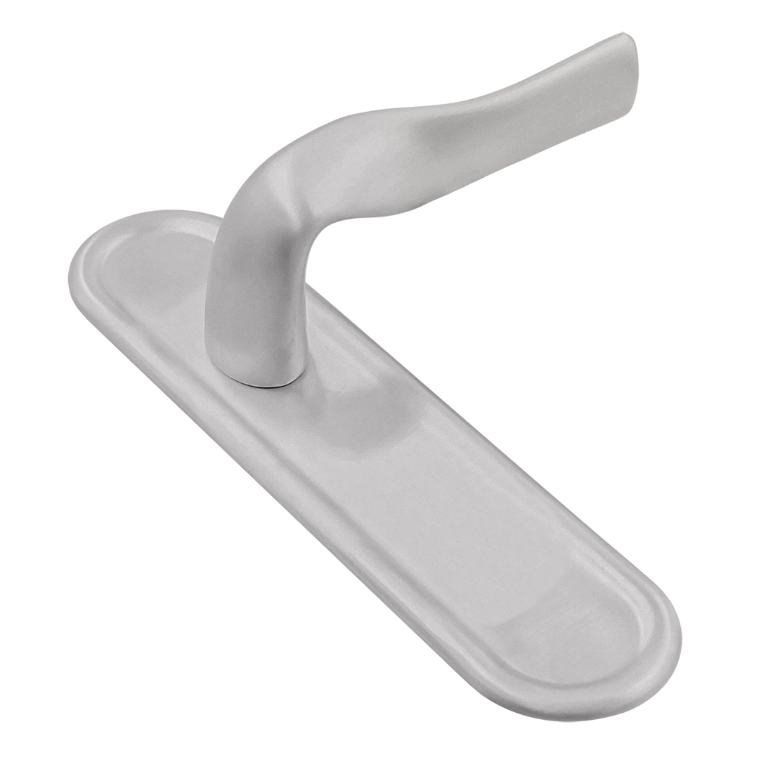 Ручка дверная LVB PLR SSW на планке, цвет Стокгольмский снегопад/Stockholm Snowfall фото купить Москва