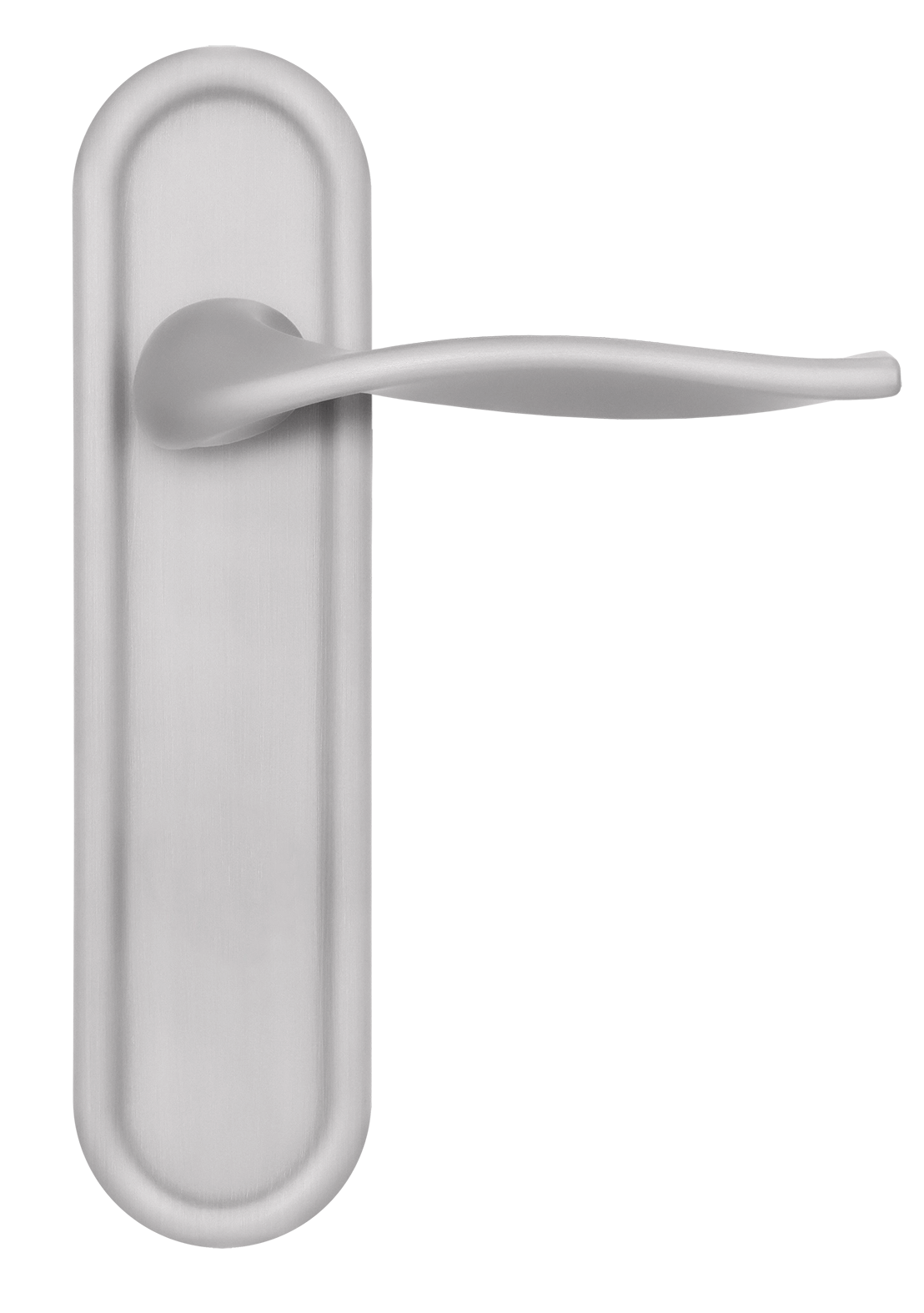 Ручка дверная SKYSCRAPER PLR SSW на планке, цвет Стокгольмский снегопад/Stockholm Snowfall фото купить в Москве