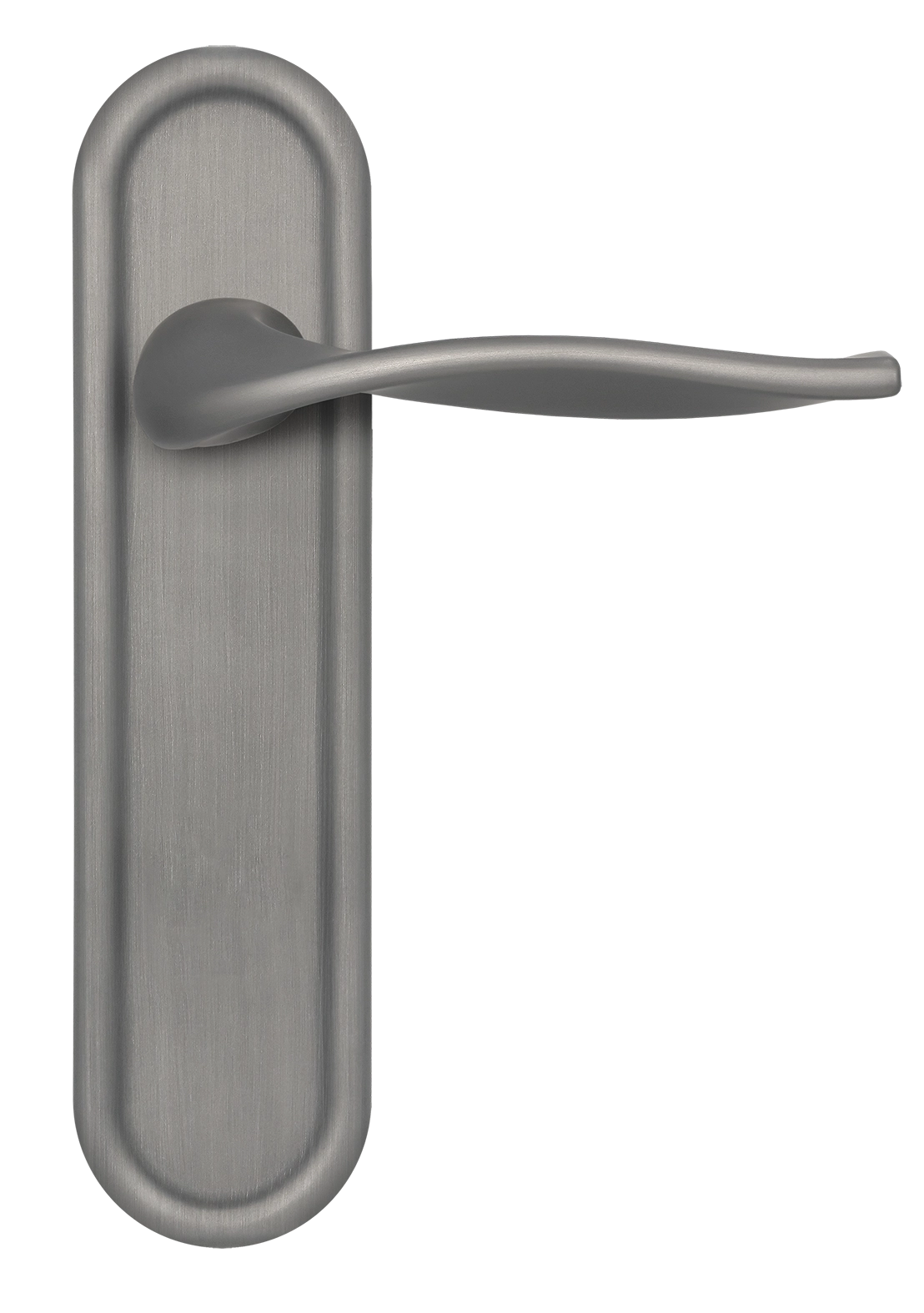 Ручка дверная SKYSCRAPER PLR WF на планке, цвет Зимняя стужа/Winter Frost фото купить в Москве