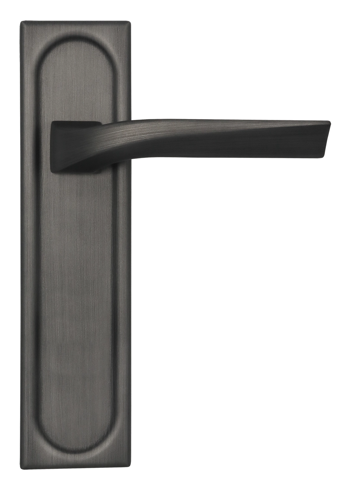 Ручка дверная WD CONCERT HALL PLS SST на планке, цвет Летняя гроза/Summer Storm фото купить в Москве