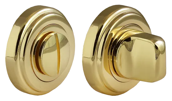 Завертка сантехническая MH-WC-CLASSIC PG на круглой розетке цвет золото фото купить Москва