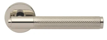 BRIDGE R6 NIS, ручка дверная с усиленной розеткой, цвет -  матовый никель