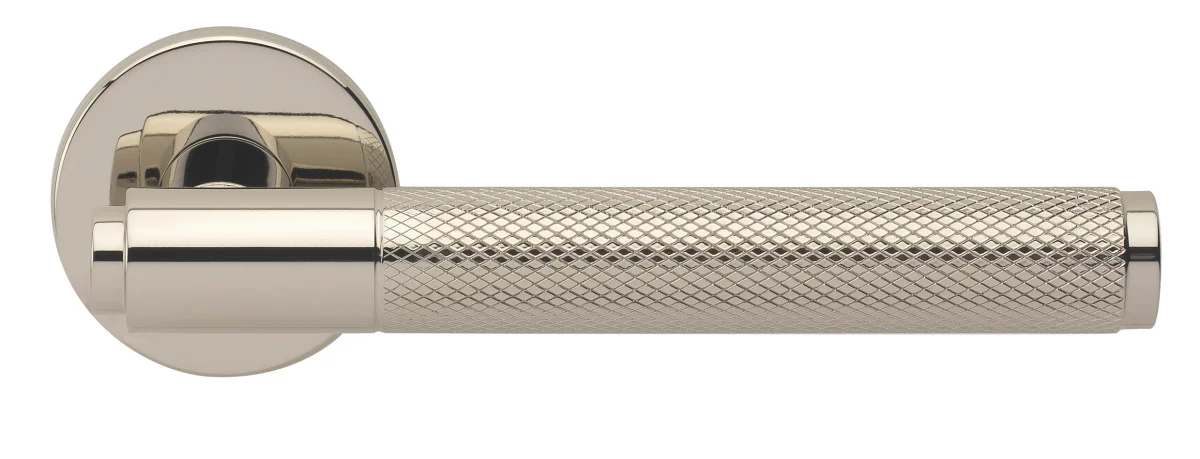 BRIDGE R6 NIS, ручка дверная с усиленной розеткой, цвет -  матовый никель фото купить Москва