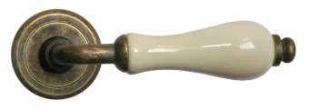 CERAMICA, ручка дверная CC-3 OBA/CHAMP, цвет - античная бронза/шампань