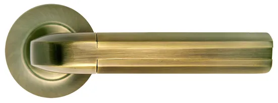 МОЗАИКА, ручка дверная MH-11 MAB/AB, цвет - бронза/ант.бронза