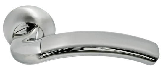 ПАЛАЦЦО, ручка дверная MH-02 SN/CP, цвет - бел. никель/хром