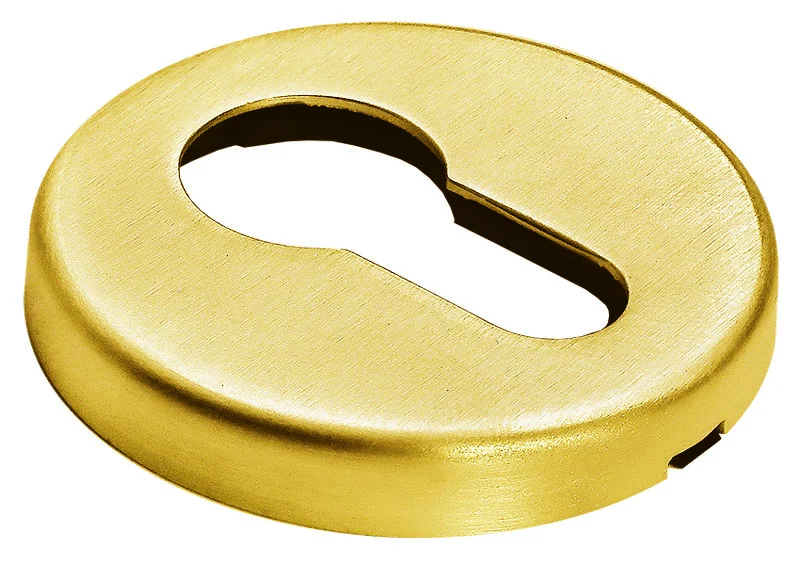 LUX-KH-R5 OSA, накладка на евроцилиндр, цвет - матовое золото фото купить Москва